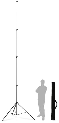 Gltire 20/240 tum kraftig ljusram kamera sport stativ luftkudde, 1/4 tum till 3/8 tum skruvadapter, metall ljus ram kamera sport fotografi, belysning