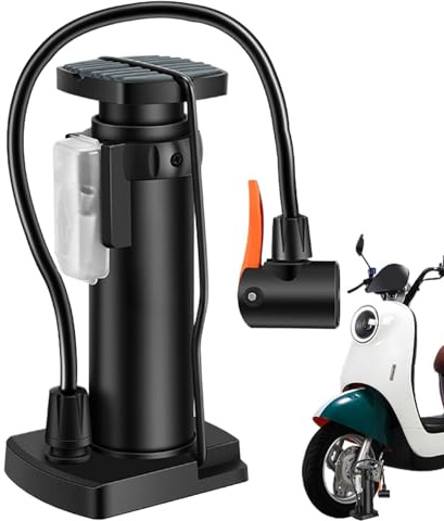 Bomba de pie para Bicicletas - Bomba de neumáticos de Bicicleta