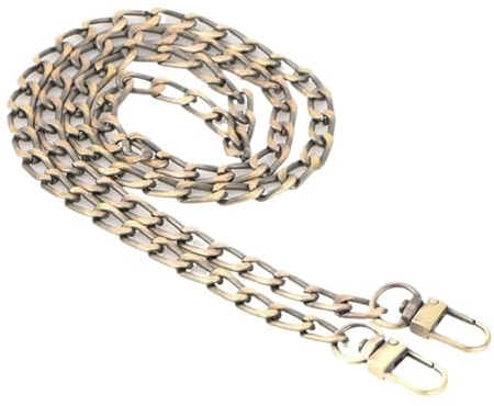 YUSUZH 2 st. kedjerem för väska, platt kedja, kedja för plånböcker, ersättning för damväskor (färg: C, 60 cm)