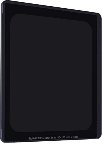 Rollei Filter F:X Pro ND 1000 Filter I Graufilter 100mm aus Gorilla-Glas mit Luminance Coating I Ideal für Langzeitbelichtungen am Tag, Intensität:ND64