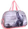 Mädchen Kinder Sporttasche Reisetasche mit tollem Pferde Motiv (KO20) für Mädchen, Rose/grau, 40 x 25 x 13 cm