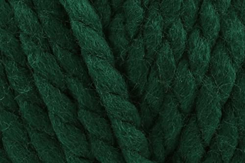 Hayfield Bonus Super Chunky Crochet Yarn, 100% Acrylic Knitting Wool for Scarves, Cushions, Headwear & Blankets - 100g Ball - Bottle Green (839) - Single (1 Ball)
