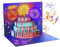 Omgpeike Birthday Card, Musical & Light Happy Birthday Cards for Women Men Husband Wife Kids, Premium 3D Pop Up Greeting Cards Birthday Gifts For Mom Dad Daughter Sister Friends Son