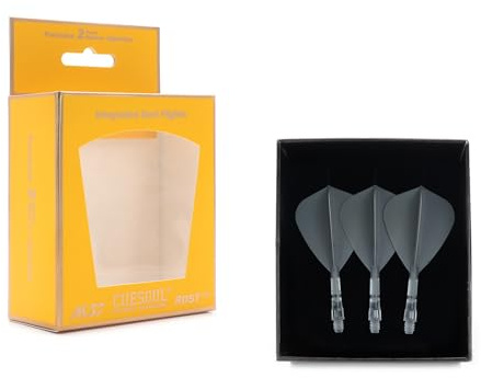 CUESOUL ROST T19 Asta per dardo Integrata e Forma di Aquilone da Volo, Set da 3