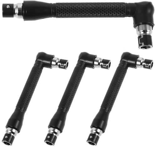 NUOBESTY Chiave Bussola Cacciavite Regolabile Per Riparazioni Utensile Per Accessi Difficili Chiave Esagonale in Metallo Strumento Versatile Per Lavorazioni Domestiche