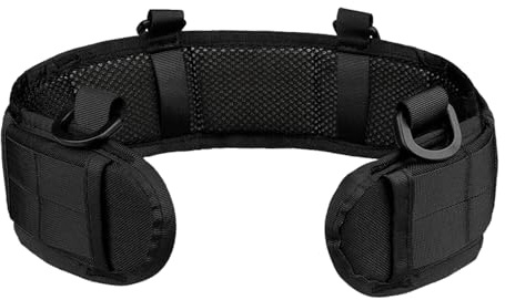 Ceinture de service de combat - ceinture de charge lourde, ceinture rembourrée tactique | 150 g de sangle d'utilité à débit rapide, ceinture de transport multi-outils, ceinture de configuration d'équi
