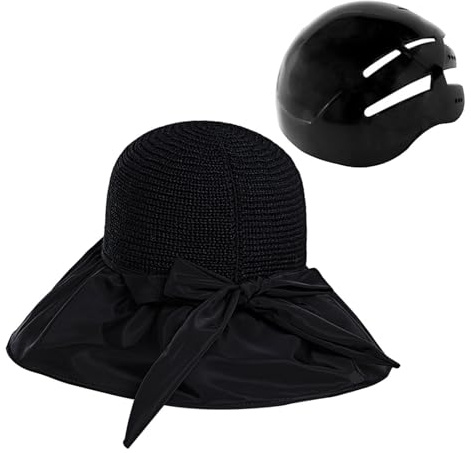 TUXCAXI Casco da bicicletta a forma di cappello, cappello da surf, da pescatore per adulti, elegante, resistente agli urti, sicurezza per bicicletta, bici per
