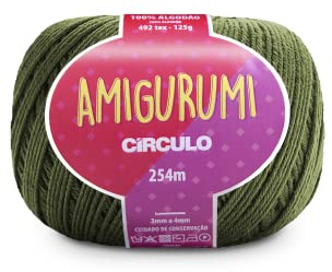 Circulo Amigurumi 100% jungfrubomullsgarn 125 g 254 meter - skogsgrön