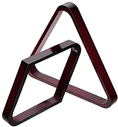 Set of 2 Billiard Ball Racks, Triangle and Diamond for Sports Accessories, Red