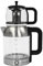 2 in 1 Glas Teekocher Wasserkocher für Kaffee und Tee, 1800W Doppelter Wasserkocher Teekocher, Turkisch Tee Kanne Traditional für Büros, Wohnungen