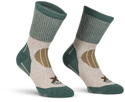 X Tech Sport Design, Calza XT57, 1 Paio, Tecnica Estiva da Trekking, Cuscinetti Ammortizzati, Assorbimento Urti