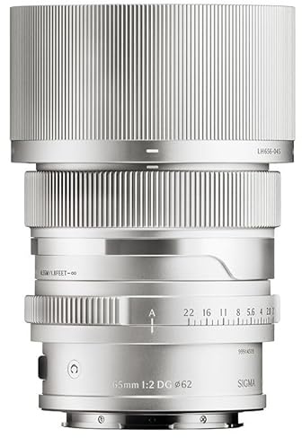 SIGMA Objectif 65mm f/2 DG Contemporary Silver Compatible avec Monture L