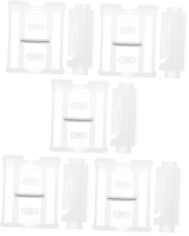 Zerodeko 10stücke Jalousie-montagezubehör Jalousie-befestigungshalterung Jalousie-stütze Jalousie-Montage Jalousie-Halterung Fensterkordel-saitenhalter Jalousie-zubehörteile