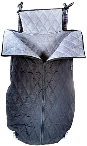 Manta para silla de ruedas para personas mayores con forro polar, funda para piernas para silla de ruedas, cálida y acogedora con cremallera y lazos fijos, mantas de invierno para ancianos, discapaci