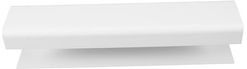 HAPINARY Bandeja Organizadora Cables bajo Mesa White sin Taladro para Gestión Ordenada Cables y Adaptadores Oficina Hogar