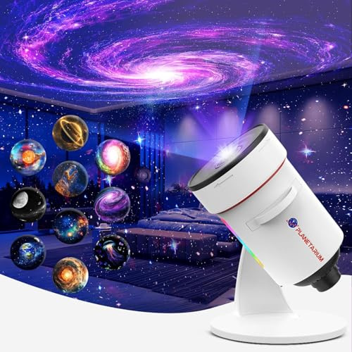 Projecteur Ciel Etoile HD avec Veilleuse, Timer, Rotation 360°
