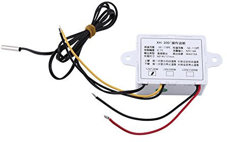 Greensen Digital Thermostat 12V Thermostat Switch Temperature Thermostat Controller White 12V Thermostat Temperature Controllers