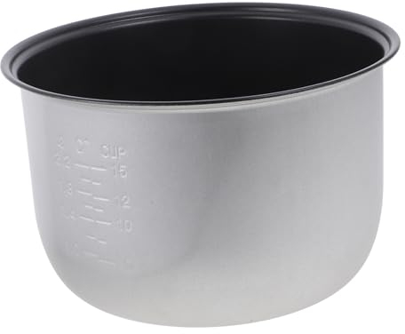 Garneck Pentola Interna Antiaderente 5L Per Cuociriso Elettrico Ricambio Contenitore in Acciaio Per Preparazione Riso Torte E Zuppe Accessori Casa Cucina