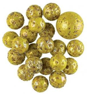 Filet 20 Billes 16 mm + 1 calot 25 mm, Theme Gecko lezard - Jaune/Vert, Pois - Jeu Recreation - Set Jouet Enfant et Une Carte Animaux