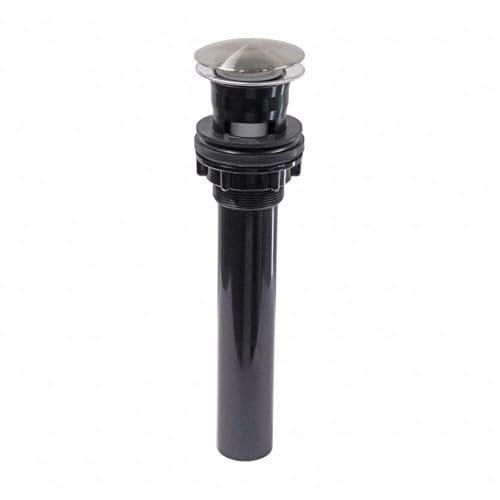 Sink Drain: 2 in Overall Dia, 9 Ht, 8 1/4 Body 1/8 Pipe ABS, 08-0318, 850U39