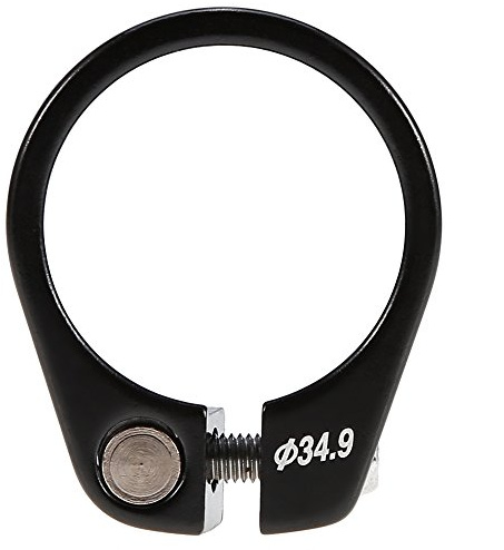 Collier de Selle Vélos VTT Pince Clip de Tube Siège Braquette de Fixation Serrage de Selle Bicyclette Libération Rapide en Alliage d'Aluminium Universel pour 30.4/30.8/31.6mm (Couleur : Noir)