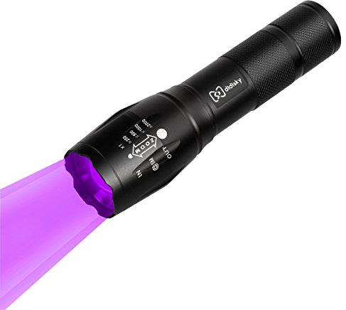 Didisky Torcia UV LED Lampada 395 NM Ultravioletti Blacklight mano lampada Faretto UV Animali Urina Cane/Gatto Smacchiatore Rivelatore