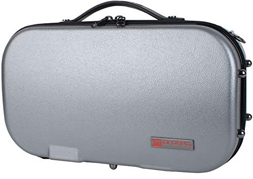 ProTec BM307SX Estuche para Clarinete con protección de ABS de tamaño Micro, Plateado