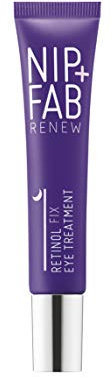 Nip + Fab Retinol Fix Eye Treatment 0.1% Retinol Eye Cream Anti-Aging Moisturizing for Fine Lines Wrinkles Dark Circles Puffiness and Bags Under Eyes, 15 ml