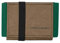 Anders & Komisch Mini Geldbeutel Herren- Slim Wallet mit Münzfach Damen - A&K Mini Portemonnaie Braun/Grün – Kartenetui. Nachhaltig aus Berlin