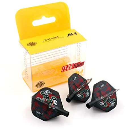 CUESOUL TERO AK4 Dart Flights Standard Shape,Peking Opera Design,Set of 3 pcs