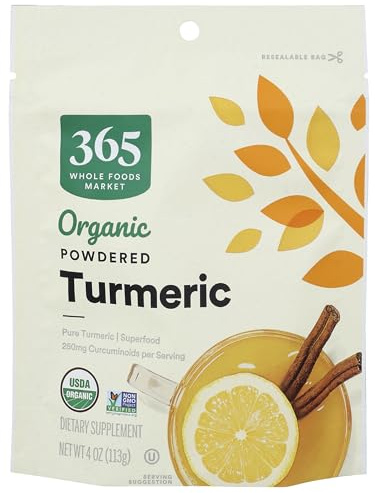 365 by Whole Foods Market, Organic Turmeric Superfood Powder, 4 Ounce