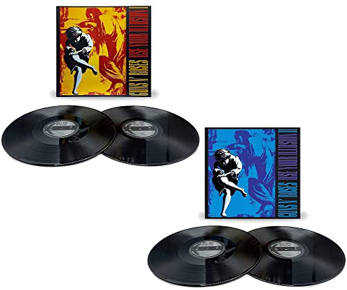 Guns N' Roses Use Your Illusion 1 & 2 2 Double Vinyl Albums