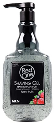 Gel de Afeitar Red One One Men Transparente Frutos del bosque (1 L)
