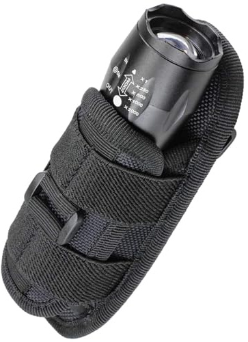 Bvizyelck Étui Lampe Poche Tactique, Rotation 360°, Résistant Aux Rayures, Facile À Porter, Pour Lampe Poche 18-35mm