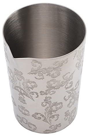 Yechiry Cocktailblandningsglas Snyggt Graverat Bartending-blandningsglas för Hemmabar 304 Rostfritt Stål Värmekonservering 8.6oz