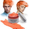 Temporary Orange Hair Color Wax 120g, Instant Hairstyle Cream Dye, Disposable Coloring Mud for Men Women Youth, Natural Washable Styling Pomades for Party Cosplay DIY Halloween