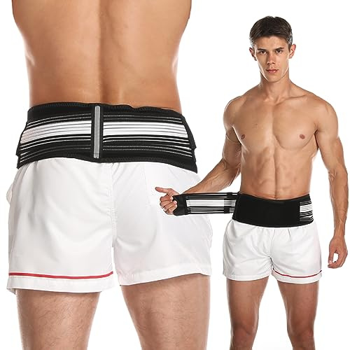 Paskyee Sciatica Belt, Sacroiliac Hip Band for Men Women - Sciatic, Lower Back, Si Joint, Pelvic pain Relief Plus