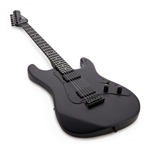 Gear4music LA Select Electric Guitar with Accessories, Blackout