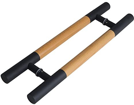 Kraftigt skjutande ladugårdsdörrhandtag stora 150 cm glasdörr draghandtag med monteringssatser tillbaka till baksidan modell entrédörrhandtag för hemmakontor hotell