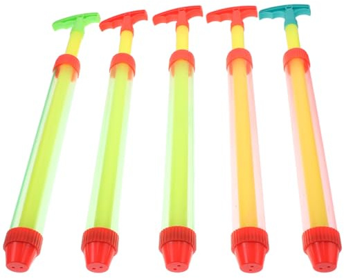Milisten 5 Pezzi Pistola ad Acqua per Bambini Giocattolo Leggero e Facile da Trasportare in Plastica per Giochi Estivi Piscina e Attività All'aperto