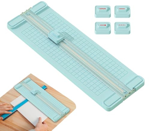 Yianyal Coupe-Papier pour Scrapbooking,Massicot Manuelle pour Créations de Scrapbooking | Outil de Découpe Multifonction Ergonomique pour Projets Bureau et Papier Cartonné