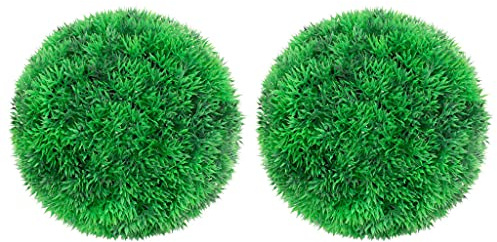 Generico Sfere di Bosso Artificiale 2 pz 22 cm,Casa e Giardino,Arredo,Flora artificiale-315478