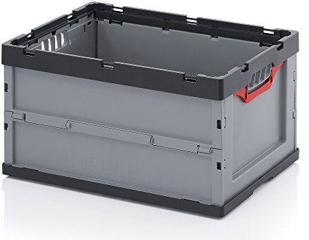 2x Profi-Faltbox 60 x 40 x 32 inkl. gratis Zollstock 2er Set Klappbox Lagerkiste Aufbewahrungsbox 60x40x32