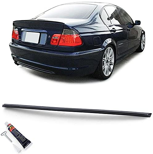 Sport Heckspoiler Lippe Schwarz Glanz mit ABE passend für BMW 3er E46 Limo 98-05