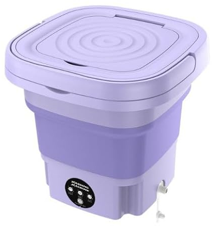 Portable Mini Washing Machine Household 8L Foldabl Underwear Panties Washing