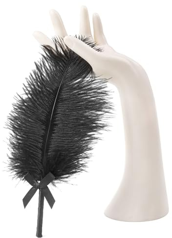 HALDILIGANER SM Adult Sexy Fluffy Feather Teasing Toys Role Play Tickling Sex Adult Toy with Lightweight Handle