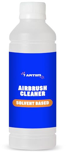 7 Artists Airbrush Reiniger | Airbrush Cleaner 250ml für Airbrush Reinigung | Airbrush Cleaning - Reinigungsmittel | Air Brush Cleaner zum Entfernen von Farbresten aus Airbrush & Airbrush Zubehör
