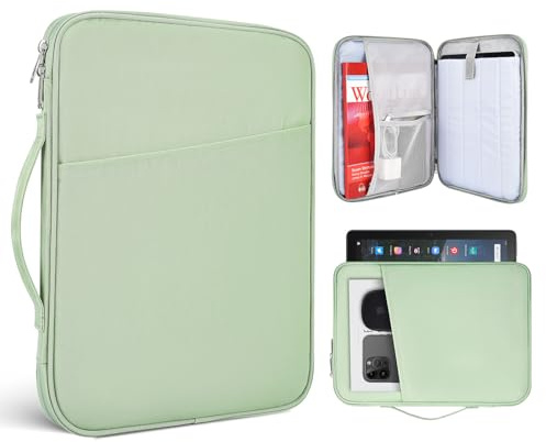 Funda de Transporte para Tablet de 12.9 Pulgadas Compatible con iPad Air M2 M3/iPad Pro M4 de 13 Pulgadas, iPad Pro de 12.9 Pulgadas M2 M1 6ª 5ª 4ª 3ª generación con Bolsa Protectora para Teclado