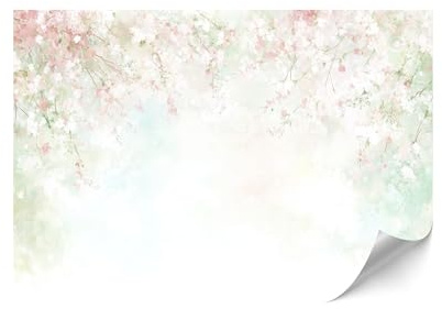 LUMASOUL Papel Pared 400x280 cm - Papel Pintado Pared con motivo Naturaleza - Papel Pared Moderno para Salón y Dormitorio - Fotomurales Fácil de instalar - Sakura