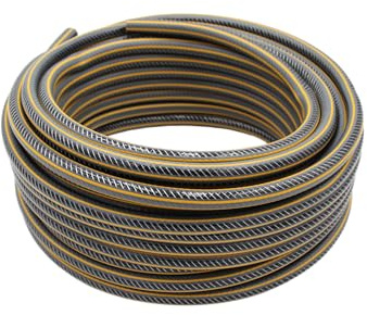 Hozelock Pro | 50m Flexi Pro Hose | Transparent Garden Hosepipe | Sustainable 70% Recycled PVC | Premium Feel | Flexible, Strong, Durable | Modern Design